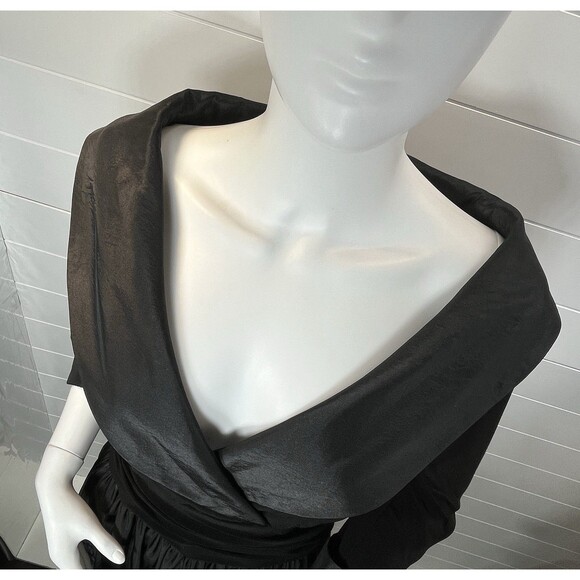 Beautiful Vintage Black JESSICA HOWARD -Audrey Hepburn Dress/8 Retro 50s’ Style - Picture 3 of 11